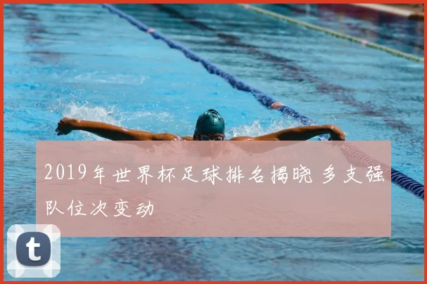 2019年世界杯足球排名揭晓 多支强队位次变动